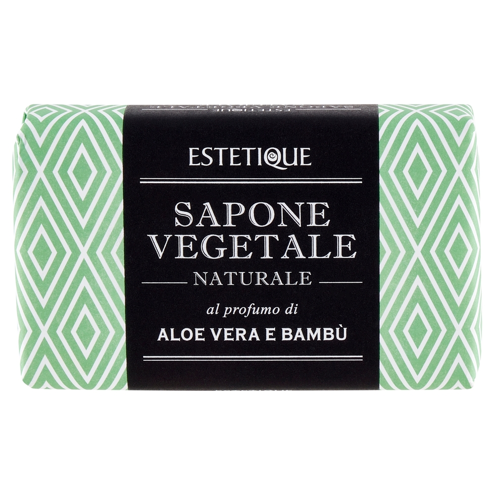 Sapone Vegetale Naturale al Profumo di Aloe Vera e Bambù Estetique U! Confronta e Risparmia